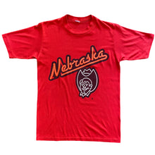 Load image into Gallery viewer, 80s Nebraska Cornhuskers Mascot T-Shirt