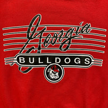 Load image into Gallery viewer, 90s Georgia Bulldogs Crewneck Sweatshirt by Jerzees by Soffe
