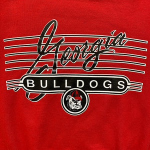 90s Georgia Bulldogs Crewneck Sweatshirt by Jerzees by Soffe