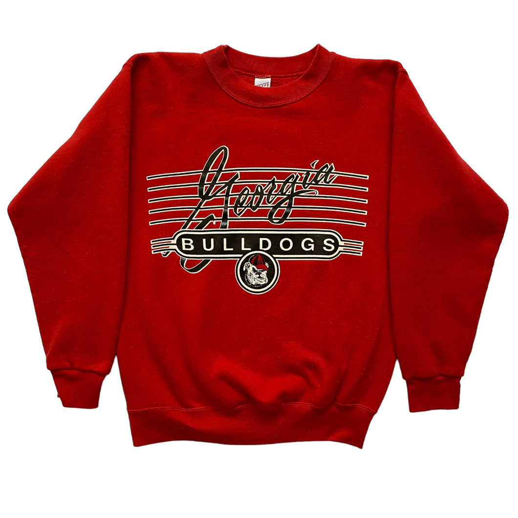 90s Georgia Bulldogs Crewneck Sweatshirt by Jerzees by Soffe