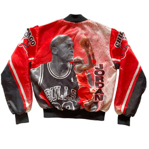 90s Chicago Bulls Michael Jordan Chalk Line Jacket