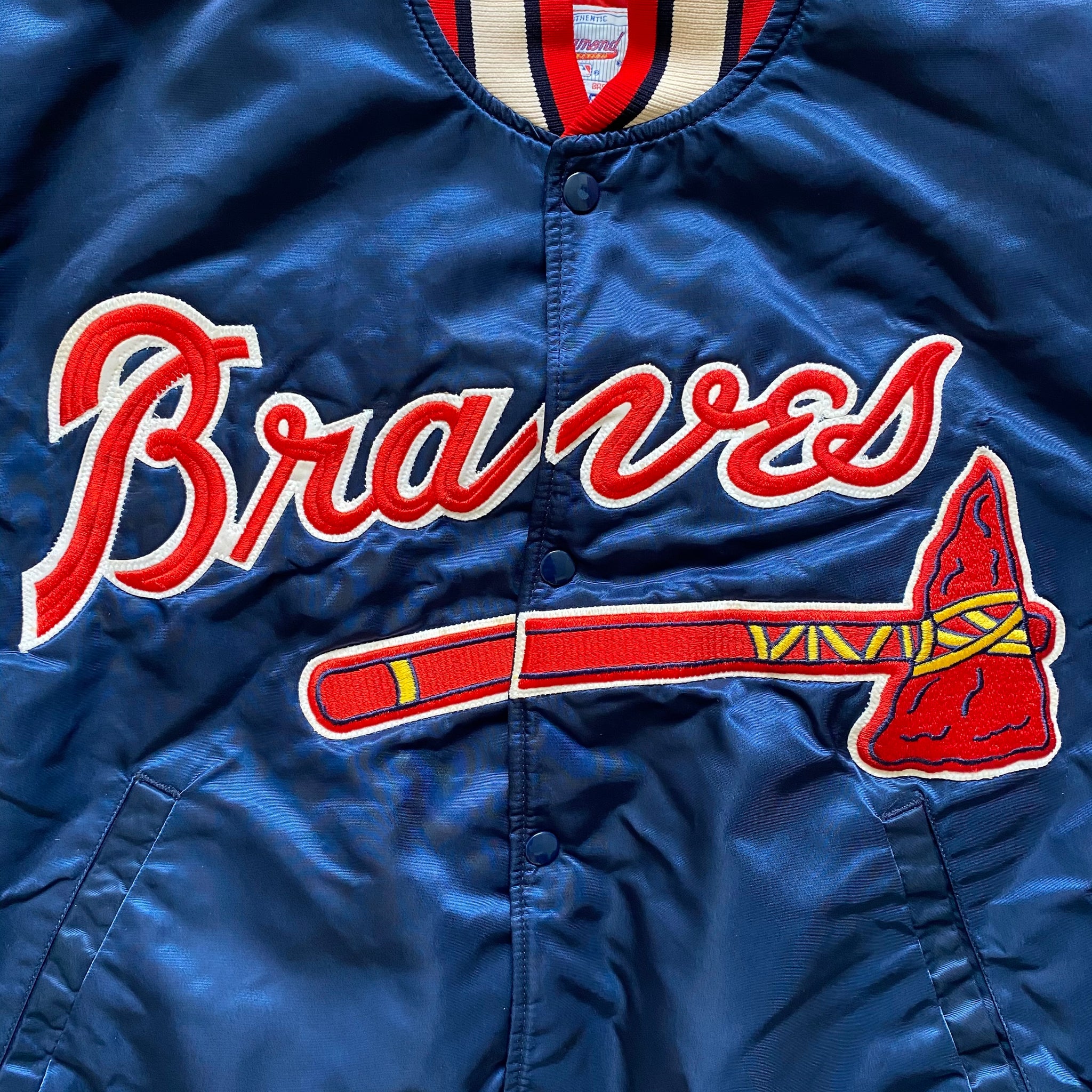 90s Atlanta Braves Jacketvintage Atlanta Braves -  Finland