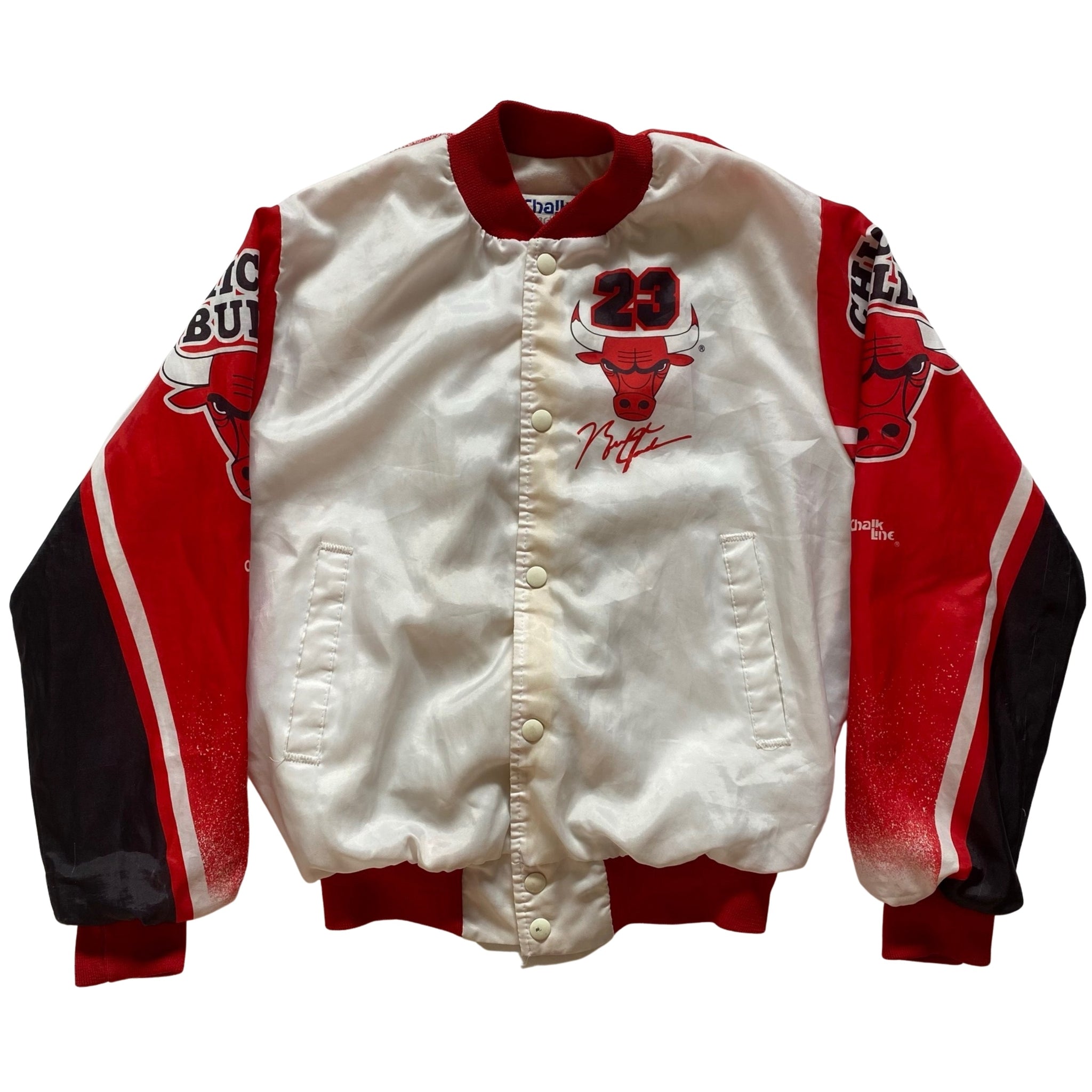 Vintage 90s Michael Jordan Fanimation Chalk Line Jacket