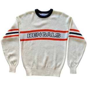 80s Cincinnati Bengals Cliff Engle Sweater