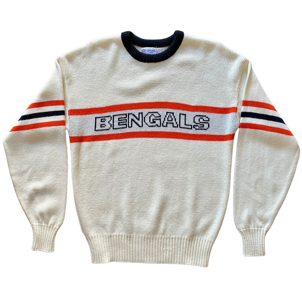 80s Cincinnati Bengals Cliff Engle Sweater