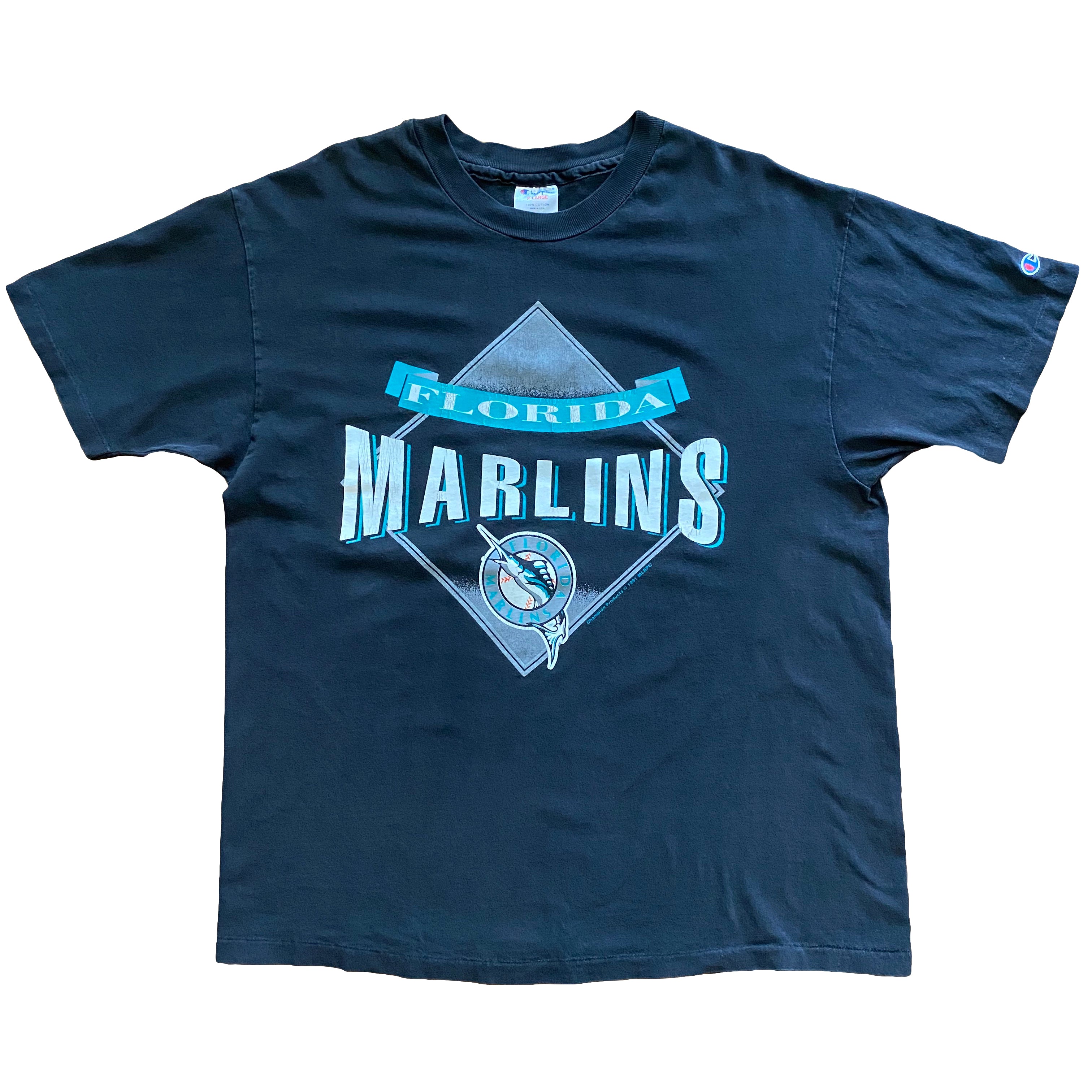 90s Florida Marlins Logo T-Shirt – Thieves Market Vintage