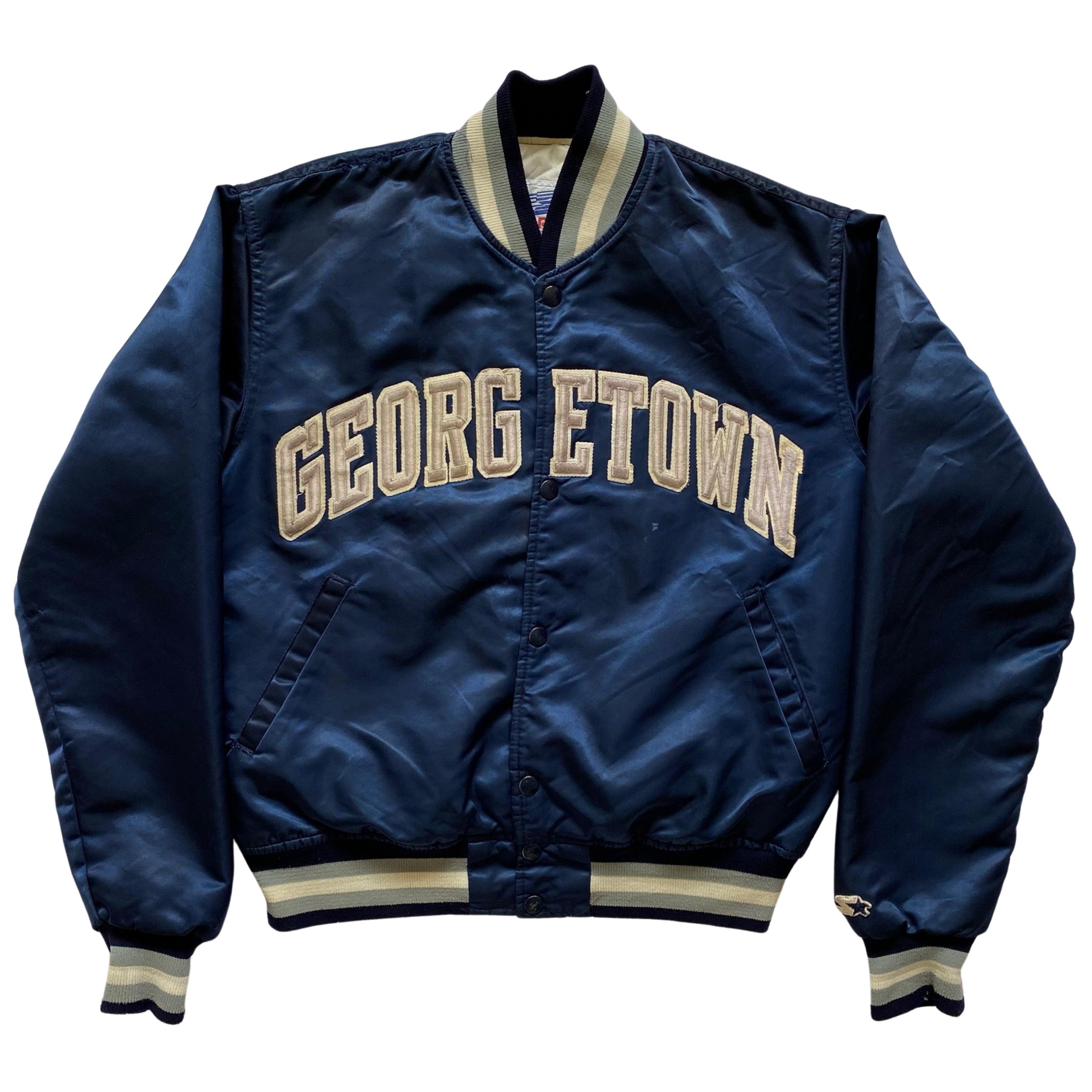 Vintage 90s Georgetown Hoyas Spellout Starter Jacket – Thieves