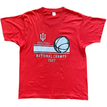 Load image into Gallery viewer, 80s Indiana Hoosiers National Champs 1987 T-Shirt
