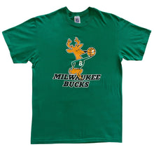 Load image into Gallery viewer, 80s Milwaukee Bucks Logo T-Shirt

