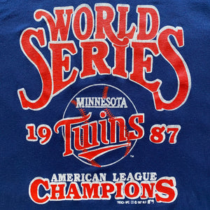 80s Minnesota Twins World Series Champions 1987 T-Shirt