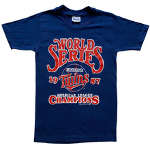 Load image into Gallery viewer, 80s Minnesota Twins World Series Champions 1987 T-Shirt
