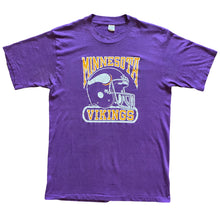 Load image into Gallery viewer, 80s Minnesota Vikings Helmet T-Shirt
