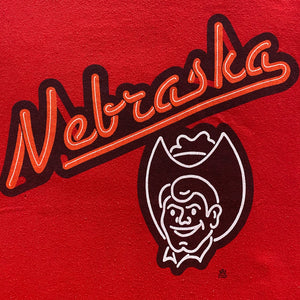 80s Nebraska Cornhuskers Mascot T-Shirt