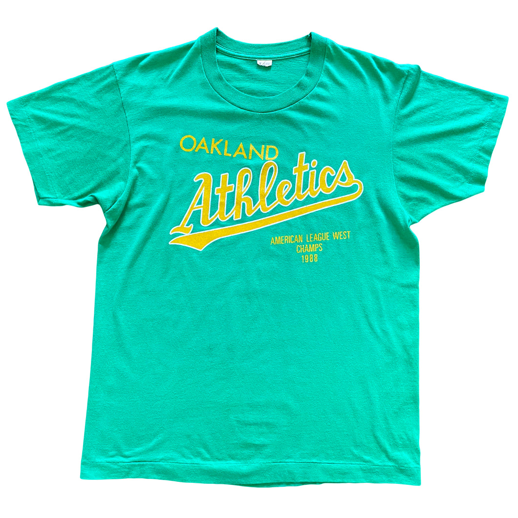 80s Oakland Athletics AL West Champs 1988 T-Shirt