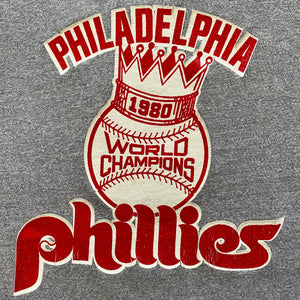 80s Philadelphia Phillies 1980 World Champions Raglan Shirt