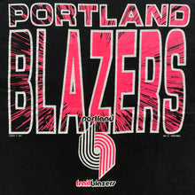 Load image into Gallery viewer, 90s Portland Trailblazers Hot Pink Logo T-Shirt
