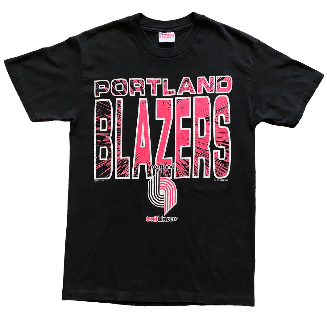 90s Portland Trailblazers Hot Pink Logo T-Shirt
