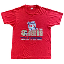Load image into Gallery viewer, 90s San Francisco 49ers Super Bowl XXIV T-Shirt
