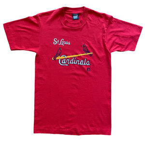 Rare Vintage 1989 St. Louis Cardinals Kids Boys Top T-shirt Small 6 - 8  Made USA