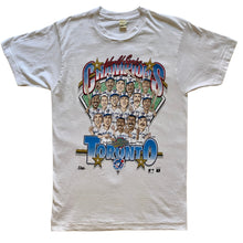 Load image into Gallery viewer, 90s Toronto Blue Jays 1992 World Series Champions Caricature T-Shirt
