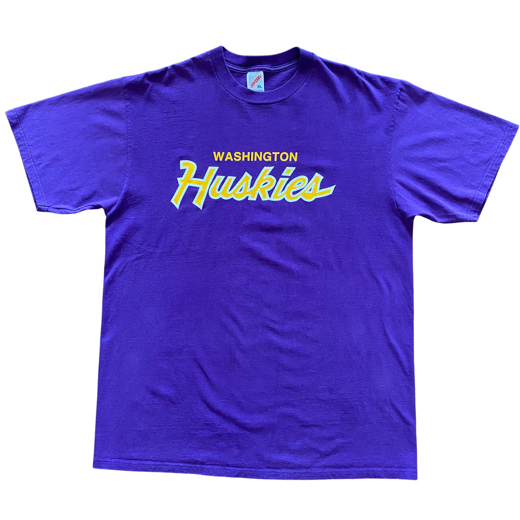 90s Washington Huskies Script T-Shirt