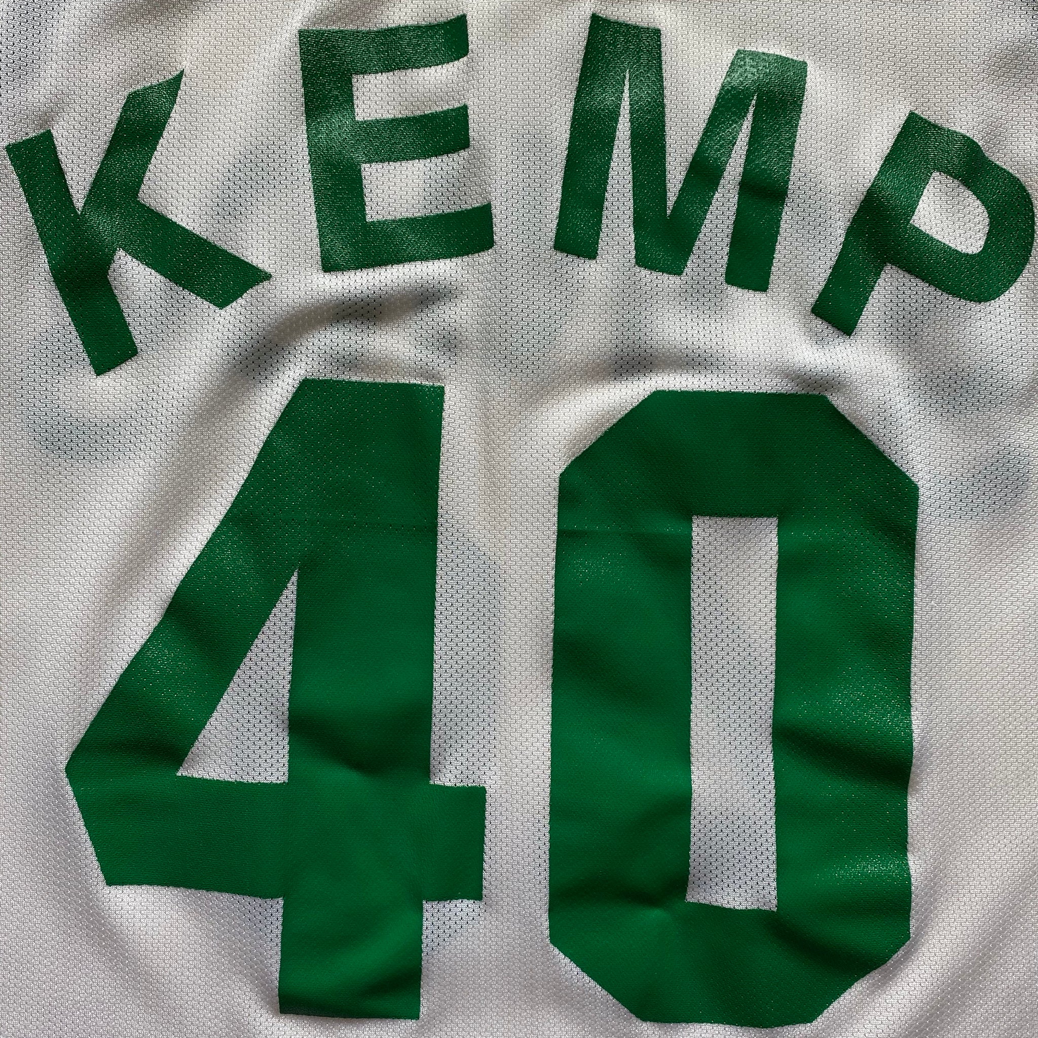 Vintage 1990's Seattle Super Sonics 'Shawn Kemp' Green Champion Jersey